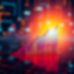 A graphic showing an upward trend in Ethereum Mainnet active addresses with a digital network background.