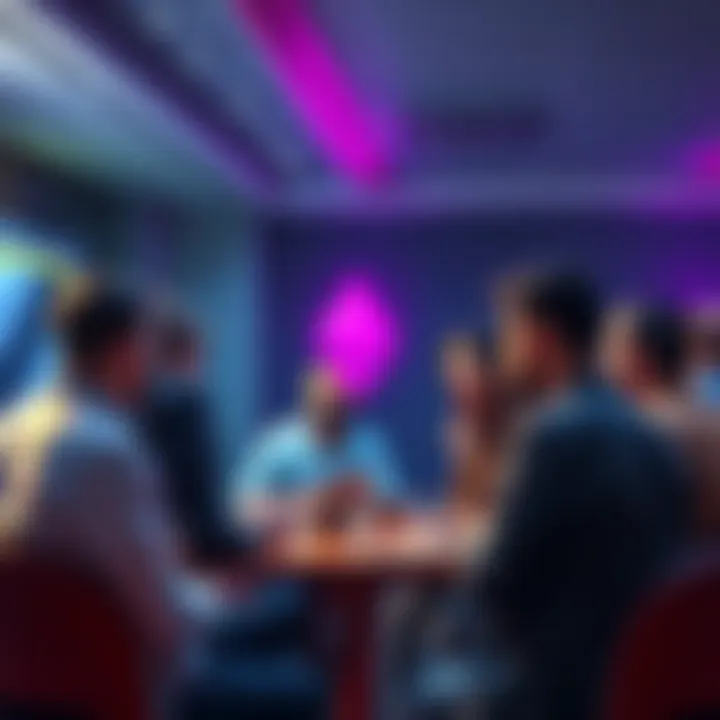 People engaging in a conversation about Ethereum news and price updates in a community forum setting