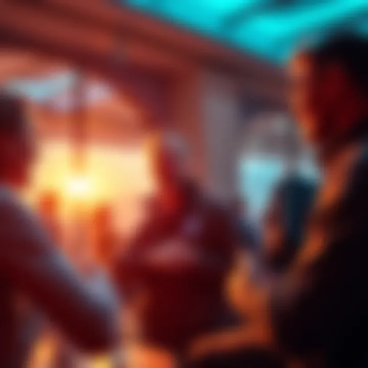 Group of people sharing thoughts on Ethereum in a casual setting