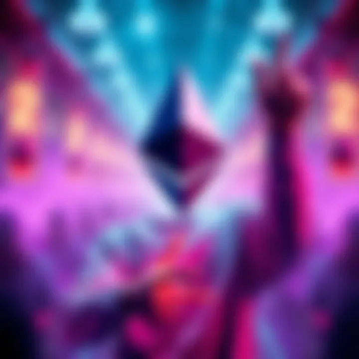 A graphic showing Ethereum gas fees dropping to $0.02 with a happy user celebrating affordability