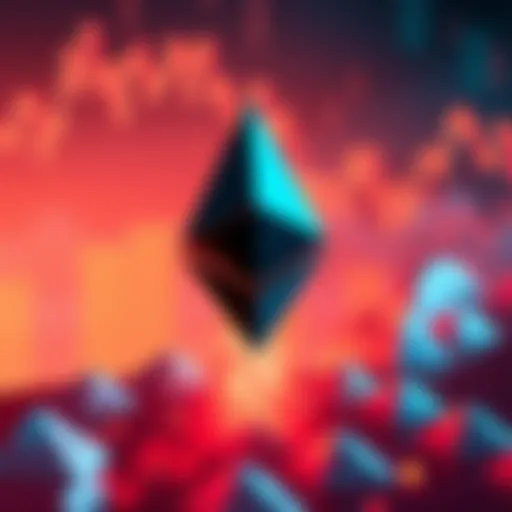 Graph showing Ethereum's price decline over 30% with indicators of ETF outflows