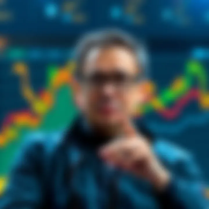 Analyst Tom Lee forecasting Ethereum price increase to $63K with charts and graphs in the background.