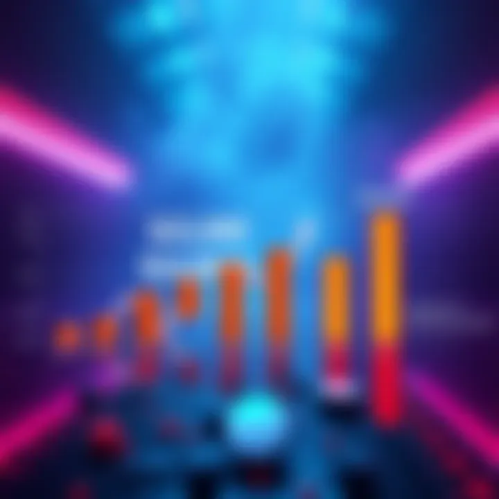 Graphic showing varying price predictions for Ethereum in 2036, with bars representing $22,000 and $100,000 forecasts