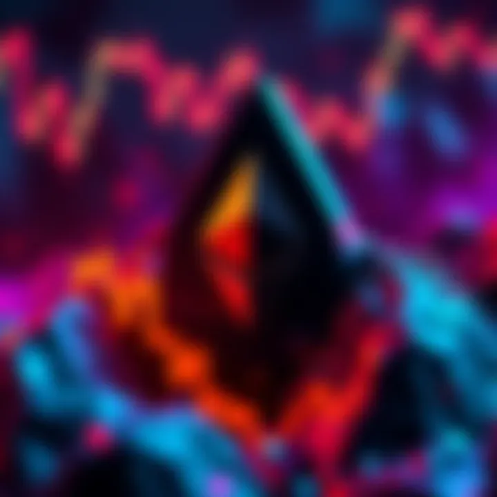 Graphic showing Ethereum price reaching near $3,000 with bullish trends