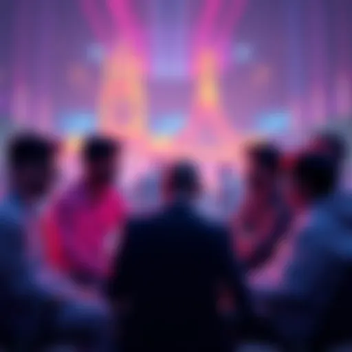 People engaging in a discussion about DeFi and crypto trends online