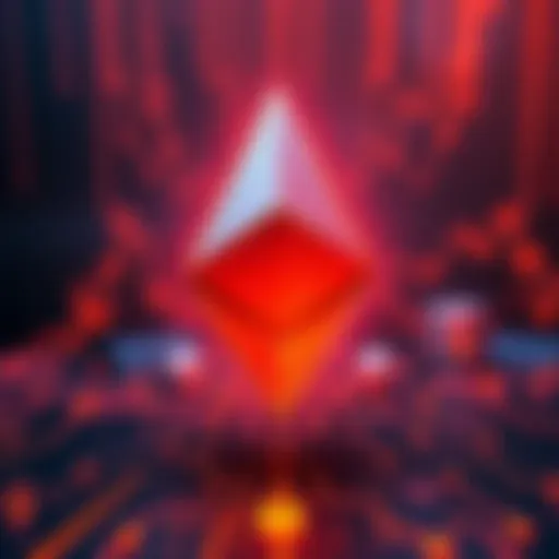 Graphic showing Ethereum logo with a lock symbol representing enhanced security against blind signing practices
