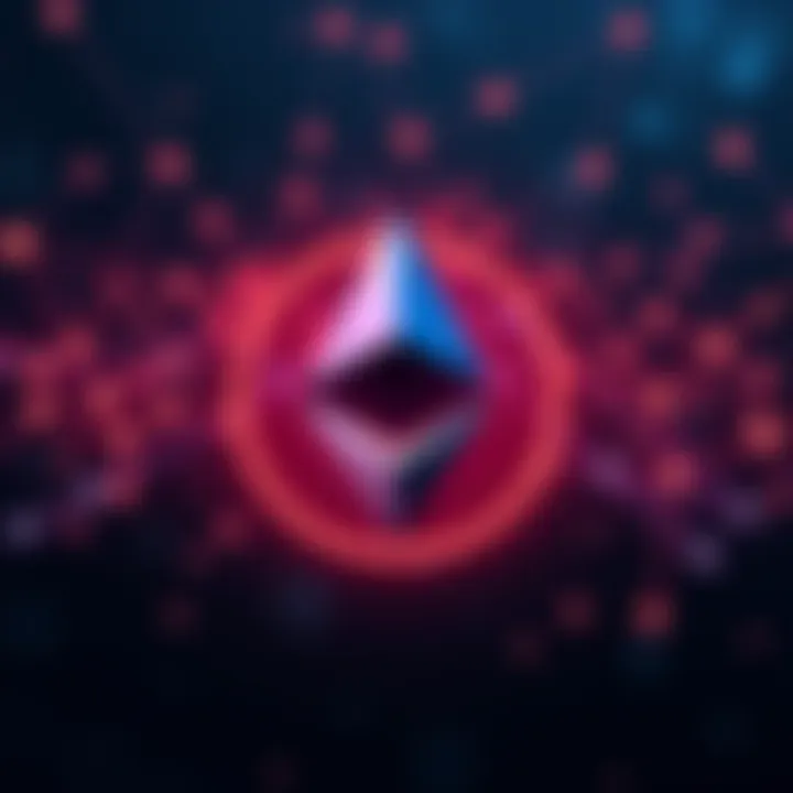 Illustration of Ethereum logo with digital network symbols, representing the launch of the Fusaka upgrade on the Sepolia testnet.