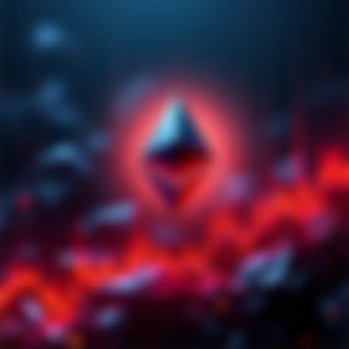 Graph showing Ethereum price nearing all-time high with $1.32 billion at stake