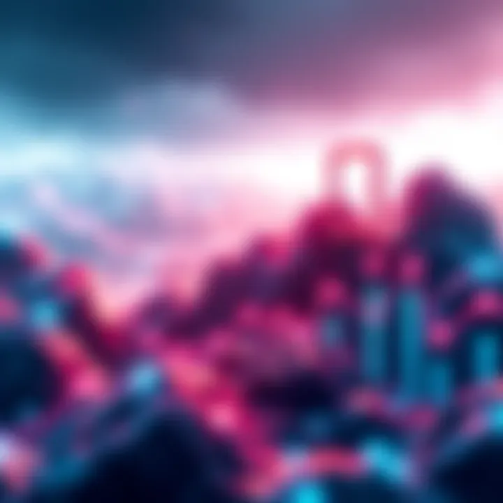 Illustration showing rising graphs and charts representing Ethereum's record activity and transactions in Q1 2026