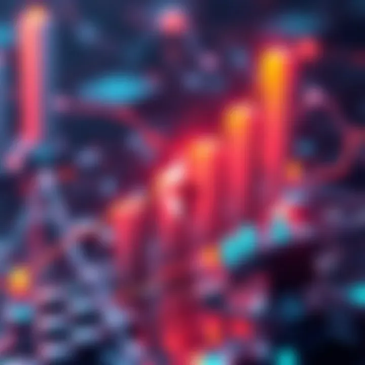 A graphical representation showing Ethereum's transaction growth with rising bars and digital symbols, indicating a bustling network in February 2026.