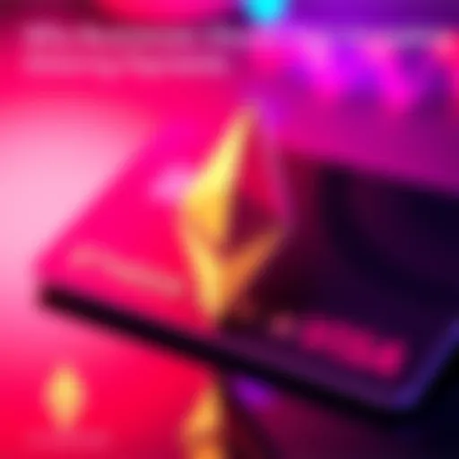 Ethereum logo next to a credit card symbolizing cryptocurrency payments in business