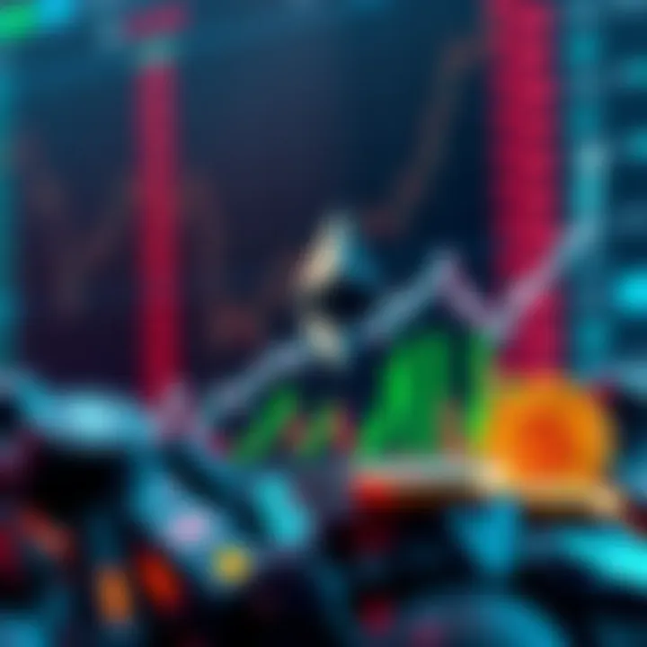 Ethereum Surges Above $4000 A graph showing Ethereum's price rising above $4000, with Bitcoin's price lagging behind, representing a potential alt season.