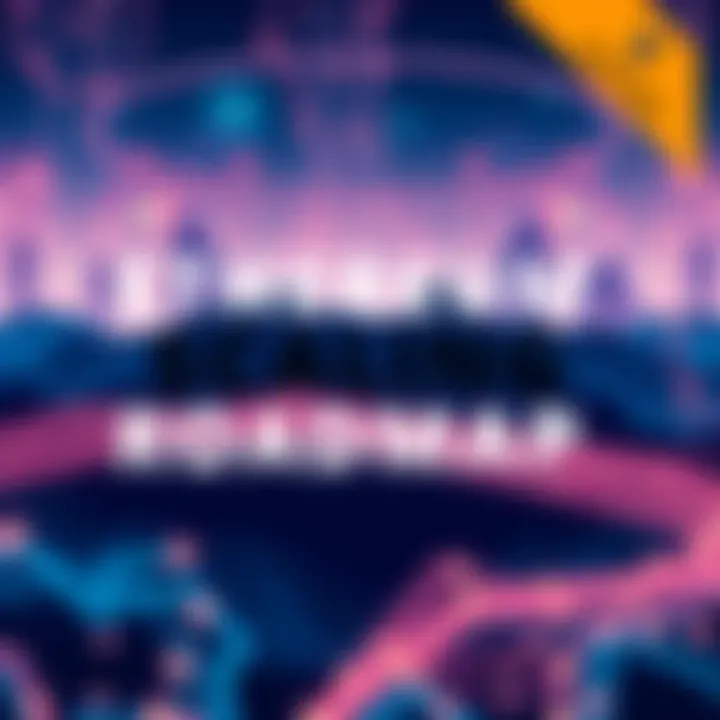 Illustration depicting Ethereum's L1 scaling roadmap with EIP-4444 and Stateless Clients, showcasing nodes pruning data and enhancing performance.