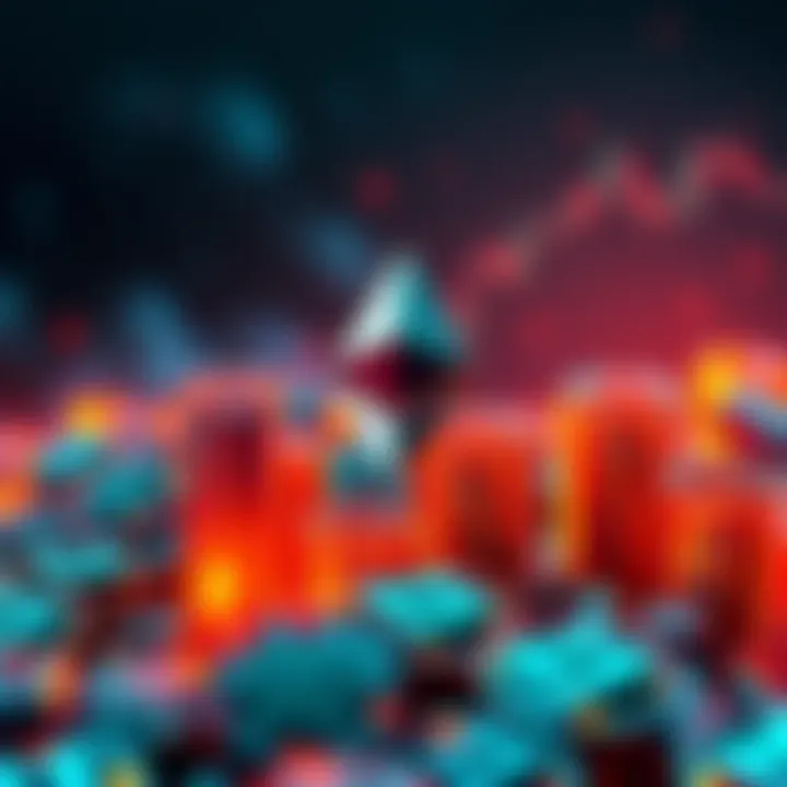 A visual representation showing Ethereum stablecoin supply increasing to over $140 billion, symbolizing growth in the cryptocurrency market.