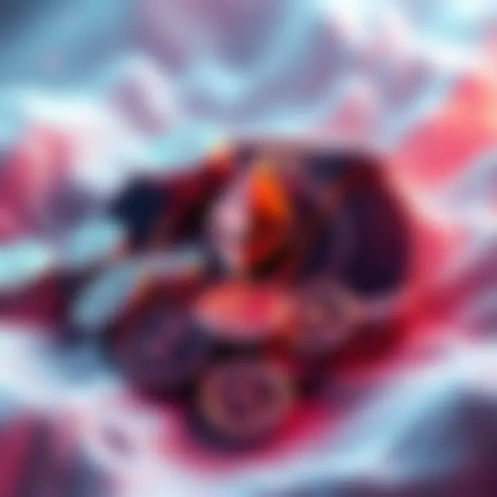 A visual representation of the Ethereum logo surrounded by stablecoins, symbolizing the rise to $180 billion in supply.