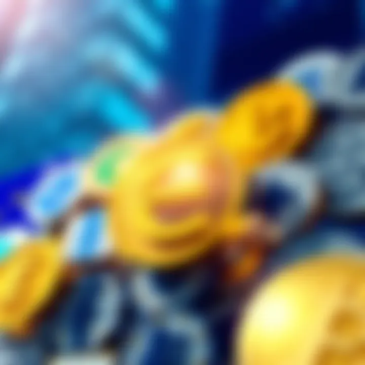 A group of European bank logos with a digital Euro symbol, representing the new Euro-pegged stablecoin initiative.