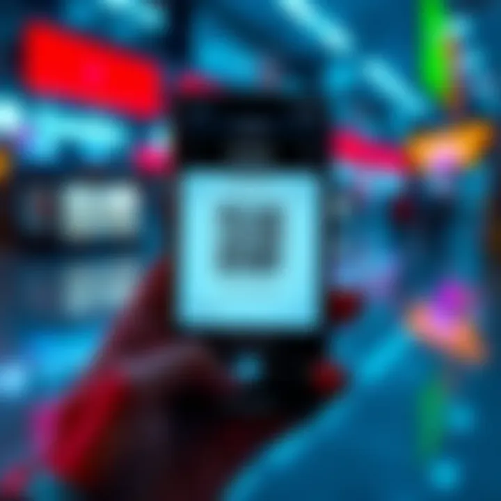 A smartphone displaying the Exodus app with a QR code and an amount input screen for Bitcoin transfer.