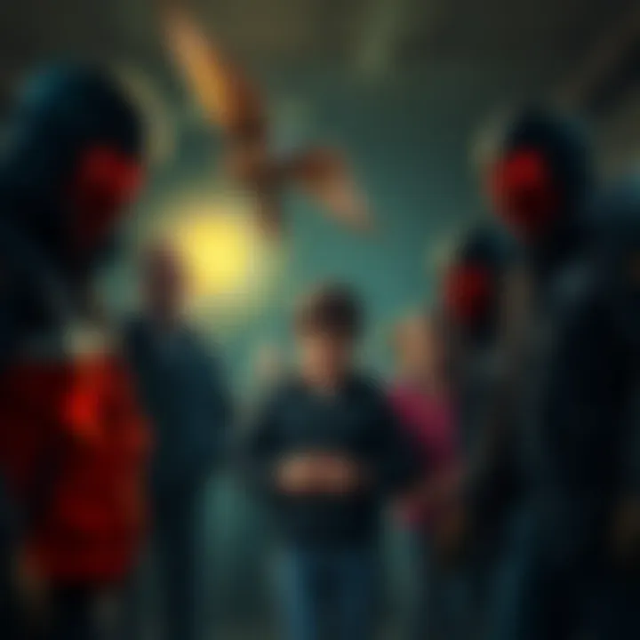 A family with two children is held captive in a tense situation, surrounded by authorities responding to a kidnapping related to cryptocurrency theft.