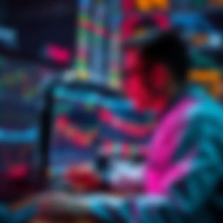 A trader monitoring real-time market data on multiple screens, highlighting execution speed in trading strategy.