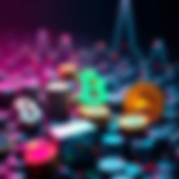 A visual representation of financial assets being converted into digital tokens, symbolizing the future of finance.