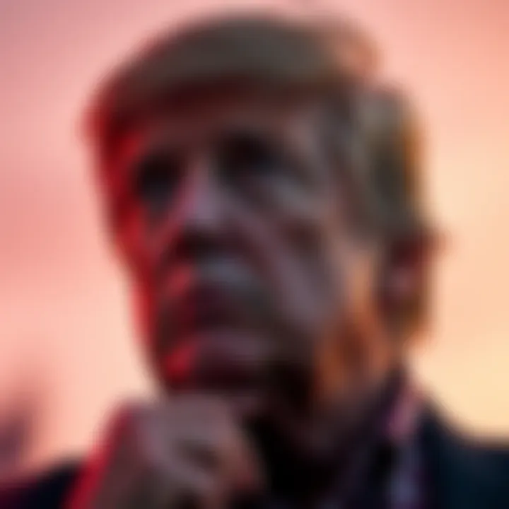 Former Trump Supporter Reflecting on Crypto Scam A person looking thoughtful and concerned, symbolizing lost trust after falling for a cryptocurrency scam.