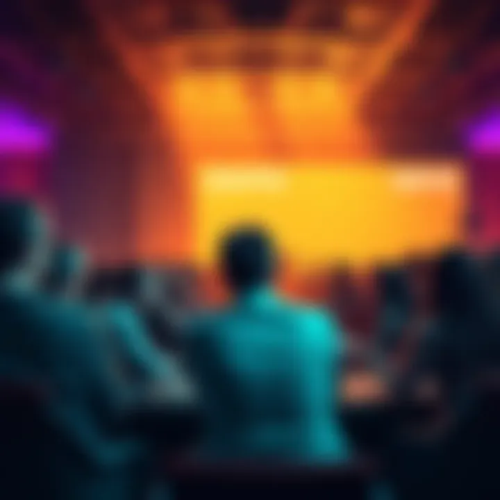 A group of people discussing cryptocurrency issues in an open forum setting, focusing on sharing their experiences and concerns.