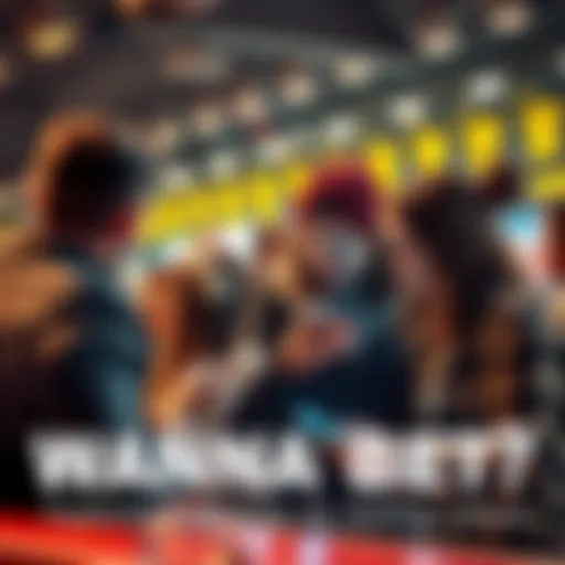 A group of friends using mobile devices to bet on sports