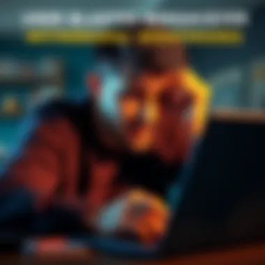 A person looking stressed while using a laptop, expressing frustration with cryptocurrency withdrawal issues on Binance.