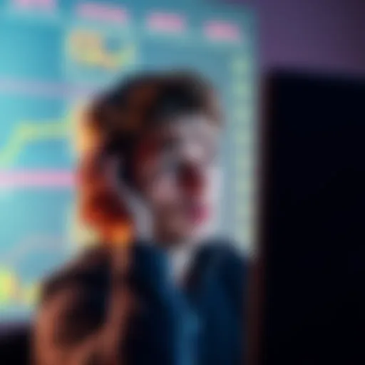 Individual looking at computer screen with a worried expression, showing confusion over cryptocurrency wallet access