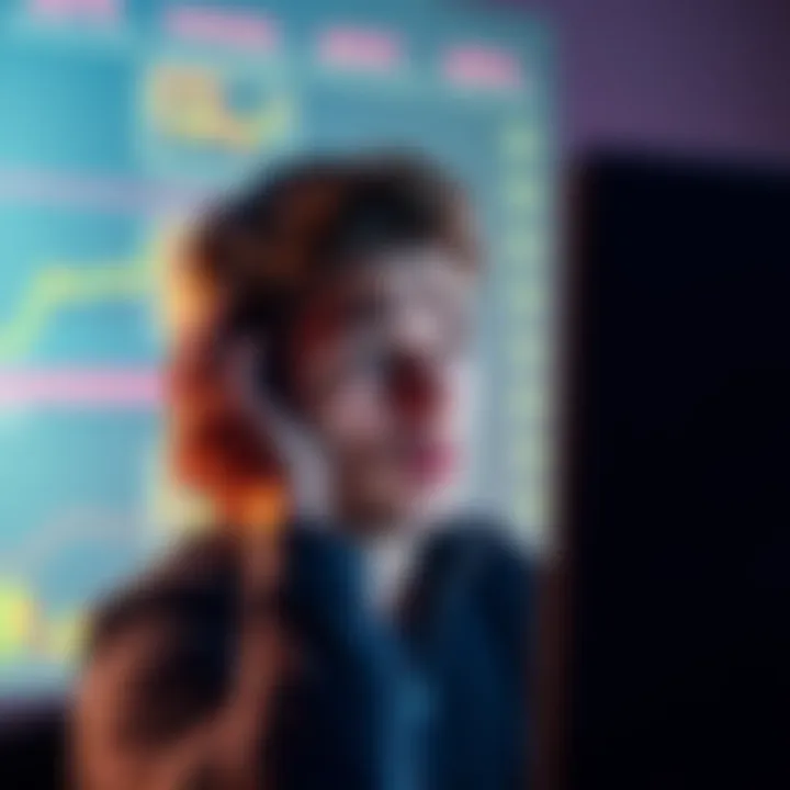 Individual looking at computer screen with a worried expression, showing confusion over cryptocurrency wallet access