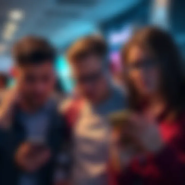 Customers expressing frustration about Revolut's fraud recovery process, showing dissatisfaction with their phones as they seek help.