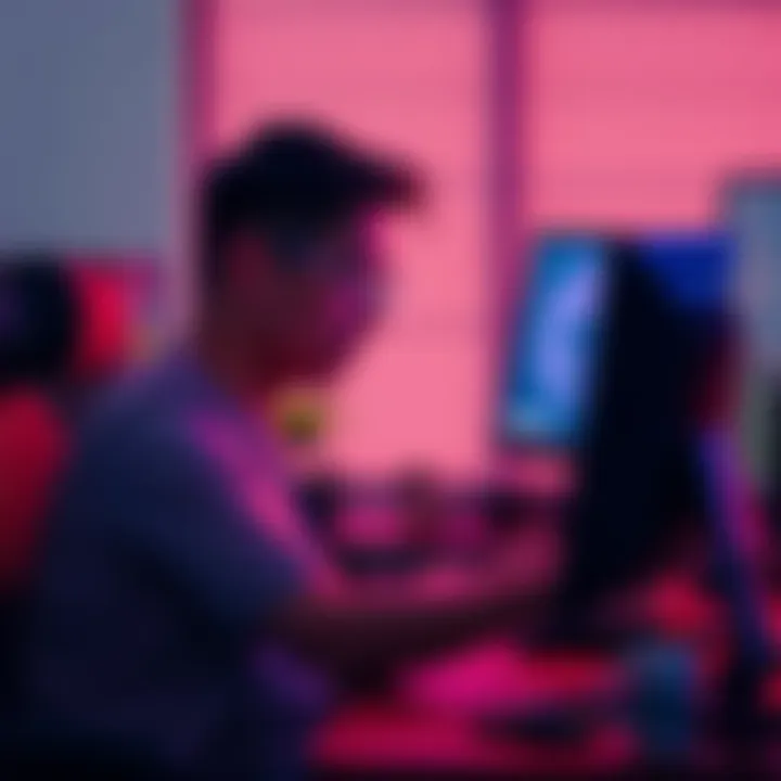 A person sitting at a desk looking frustrated while checking their computer screen, with a visible Kraken logo on the screen