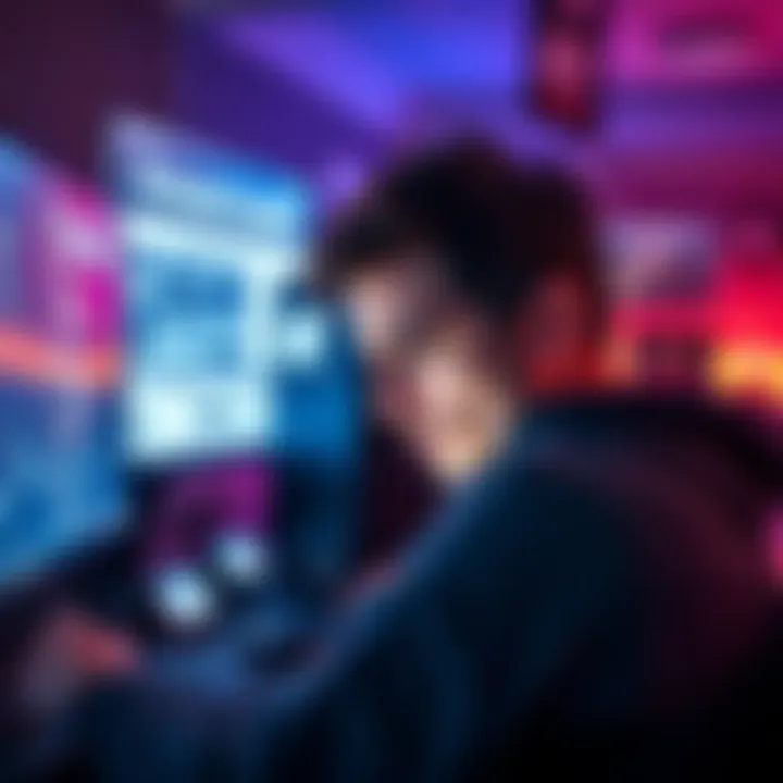 A person showing frustration while staring at their computer screen, dealing with limited crypto account issues and withdrawal restrictions.