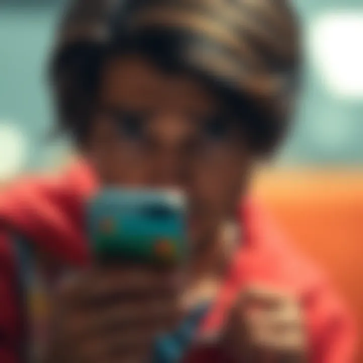 Frustrated person looking at phone A frustrated person stares at their phone, showing discontent over a sudden account closure with Revolut, reflecting feelings of confusion and frustration.