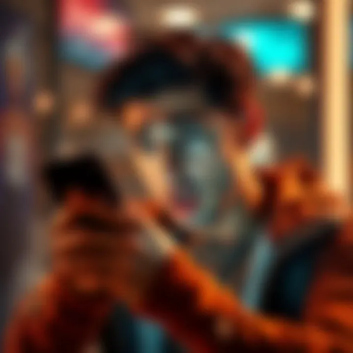 A frustrated person holding a smartphone with a worried expression, indicating issues with Revolut's Metal support.