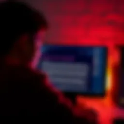 User frustrated with ChangeNOW A person looking at a computer screen showing an error message related to stuck funds on ChangeNOW