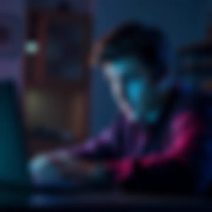 Frustrated user looking at Coinbase interface A person appearing frustrated while viewing the Coinbase trading interface on a laptop, highlighting issues with the platform's usability