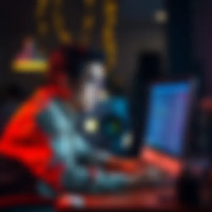 A frustrated person sitting in front of a computer, expressing disappointment while looking at the screen, connected to cryptocurrency issues.