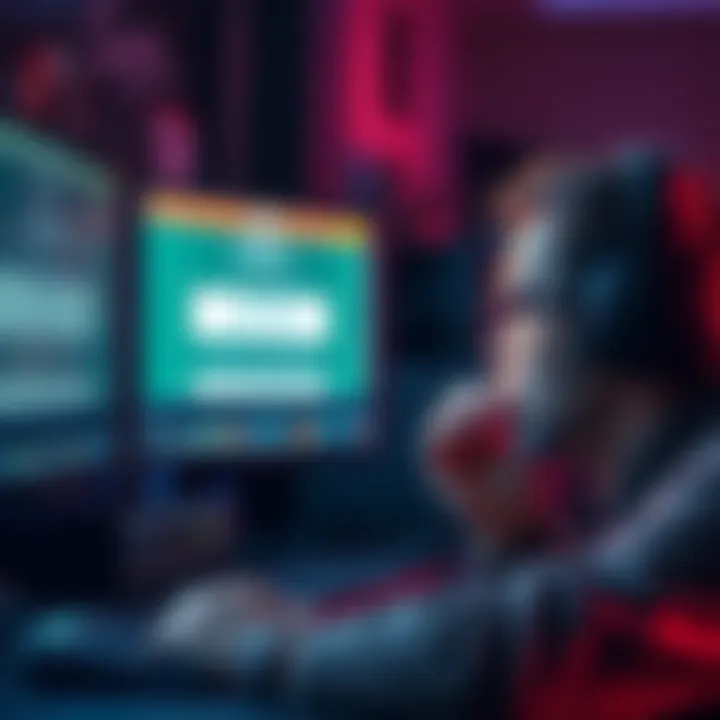 Frustrated user at computer Person looking frustrated at their computer screen, showing a suspension notice from Kraken