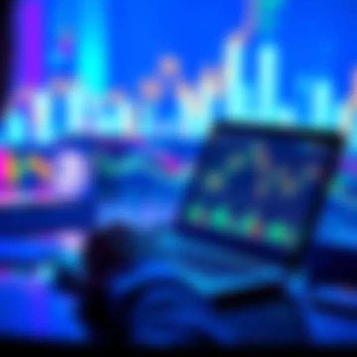 A person analyzing cryptocurrency graphs and charts on a laptop, pondering the future of decentralized finance in 2026.