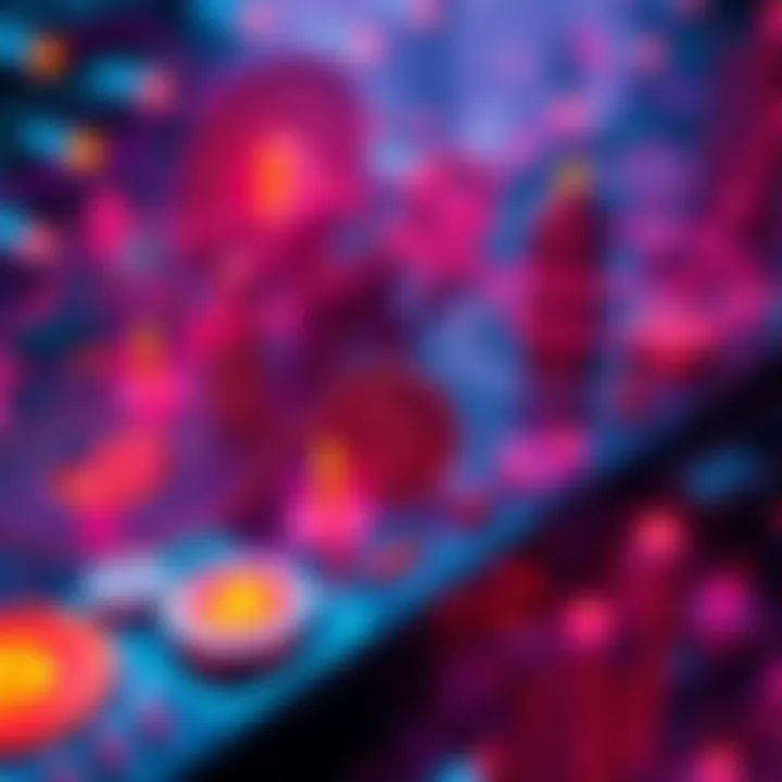 A graphic showing various symbols of digital currencies and technology trends for 2025.