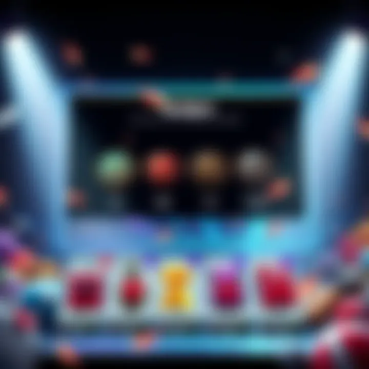 A gaming interface displaying four completed badges and a selection of parcels available for purchase.