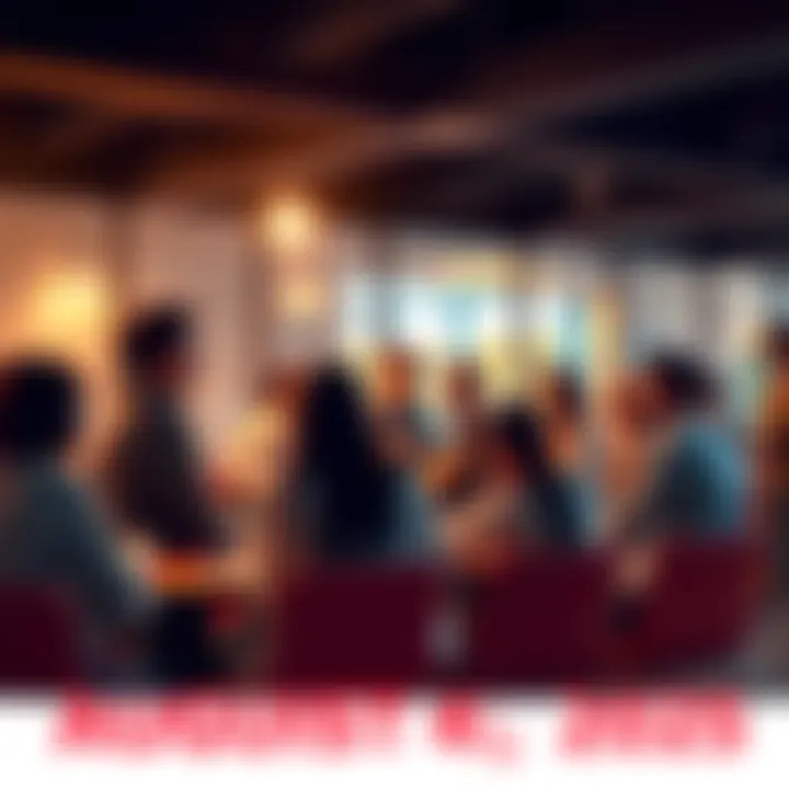 A group of people engaging in conversation and sharing ideas in a casual setting