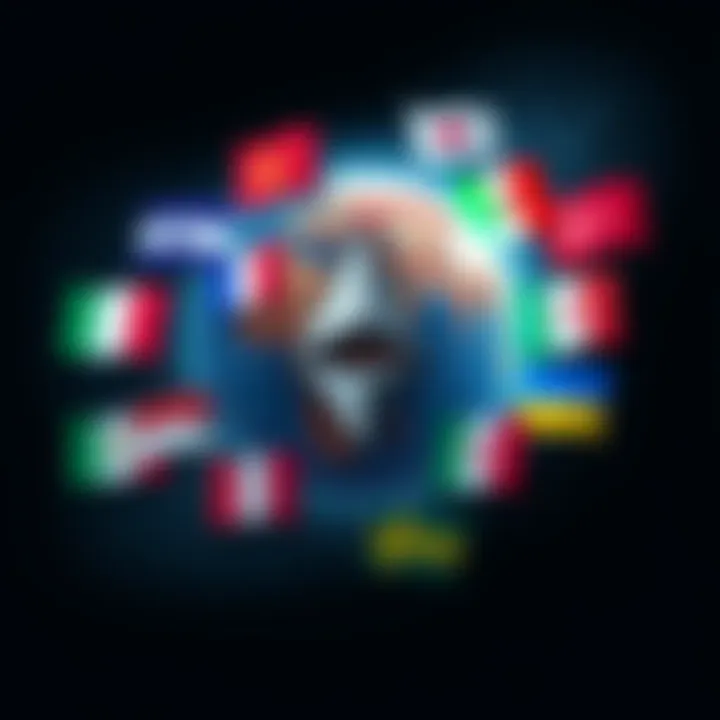 Global Governments Battle Monero A collage of flags from various countries with digital currency symbols, highlighting the global effort against Monero.