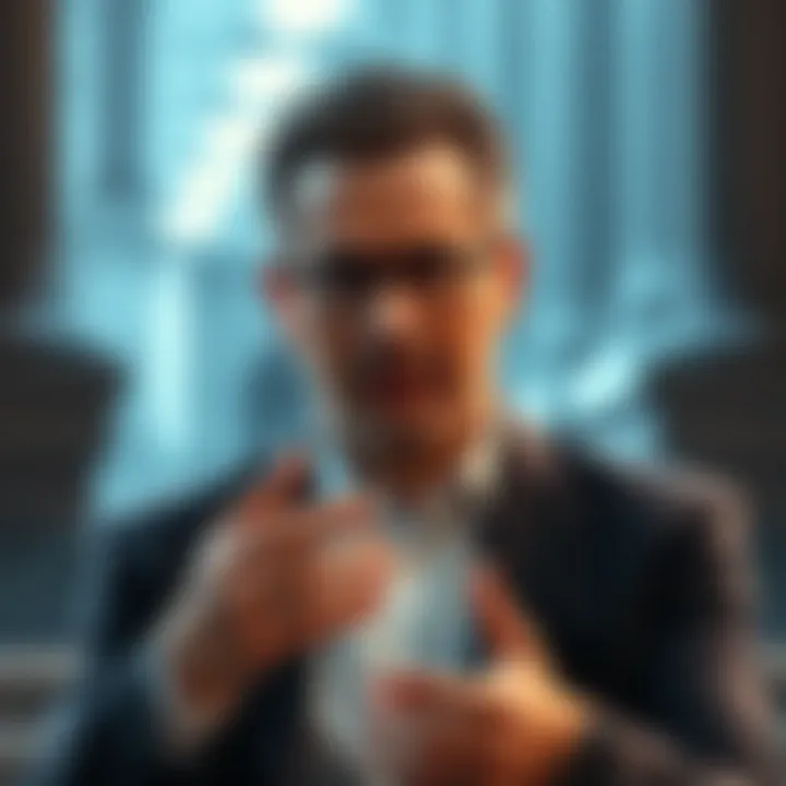 A Gnosis executive speaking with a concerned expression about the impact of the CLARITY Act on cryptocurrency control
