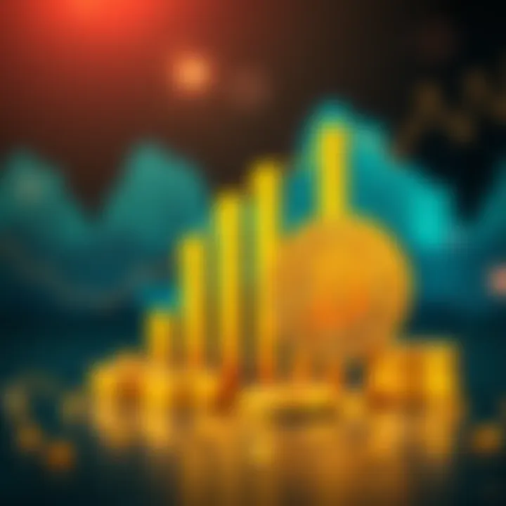 A bar graph showing the recent price increase of gold versus Bitcoin, highlighting their values as stores of value.