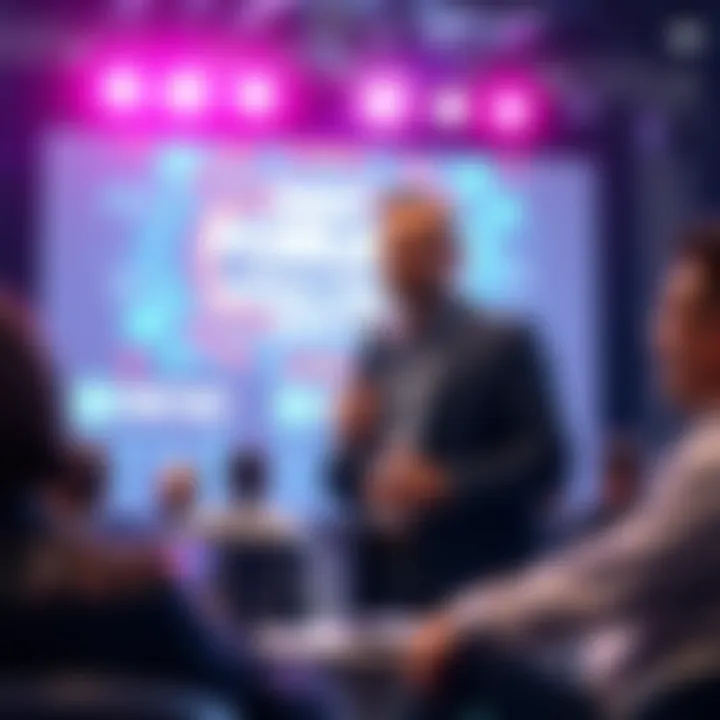 Gregg Bell speaking at the Digital Forum about quantum threats to web3 and AI content authentication