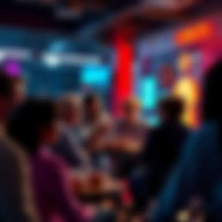 People chatting about donuts in a lively forum