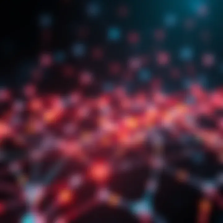 A visual representation of Hedera's blockchain network with interconnected nodes, symbolizing its significance in the crypto world.