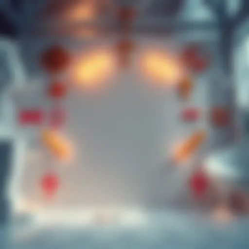 A blank space surrounded by various holy symbols inviting people to fill in the phrase 'Holy ___' with interpretations